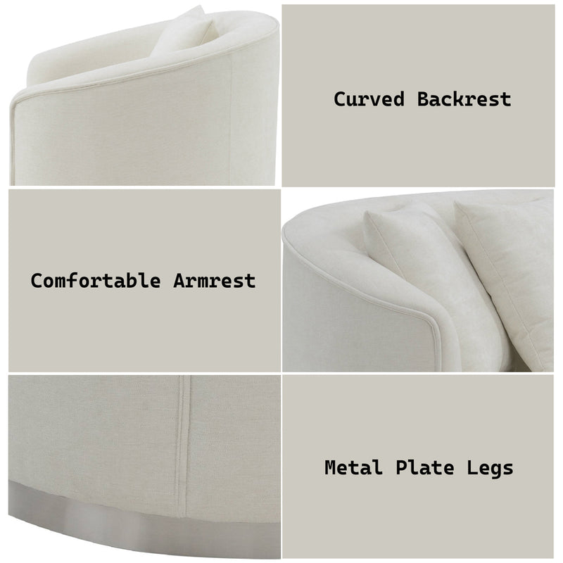 Odette Sofa W/4 Pillows - LV01917