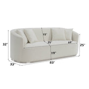 Odette Sofa W/4 Pillows - LV01917