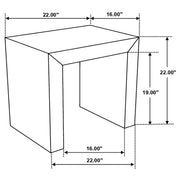 Odilia Rectangular Solid Wood End Table Auburn - 708417