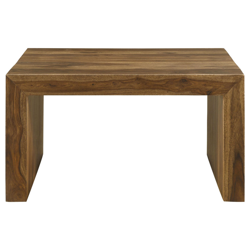 Odilia Square Solid Wood Coffee Table Auburn - 708418