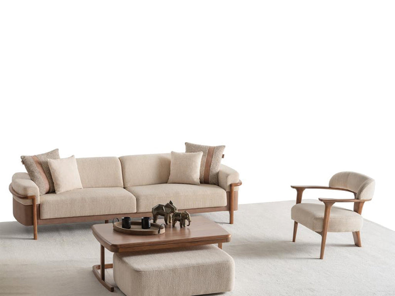 Odin Chair Cream in Cream - 101-ODI-FOX01-B