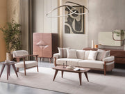 Odin Chair Cream in Cream - 101-ODI-FOX01-B