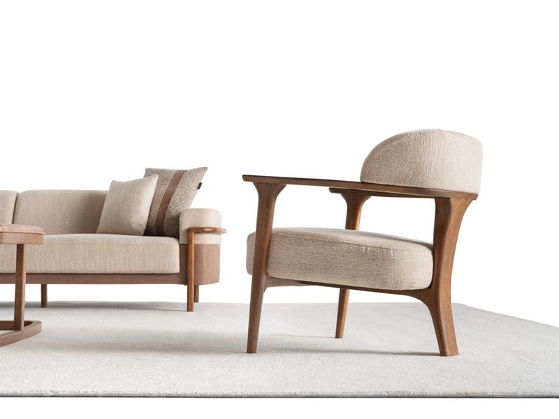 Odin Chair Cream in Cream - 101-ODI-FOX01-B