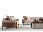 Odin Convertible 3 Seater Sofa Cream in Cream - 101-ODI-FOX01-3