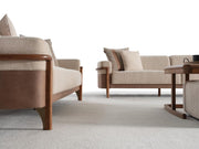 Odin Convertible 4 Seater Sofa Cream in Cream - 101-ODI-FOX01-4