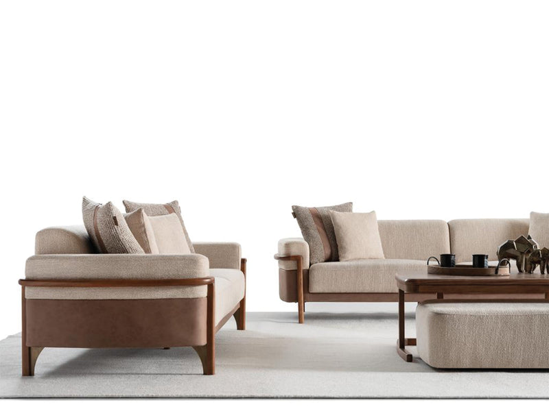 Odin Convertible 4 Seater Sofa Cream in Cream - 101-ODI-FOX01-4