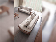 Odin Convertible 4 Seater Sofa Cream in Cream - 101-ODI-FOX01-4