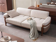 Odin Convertible 4 Seater Sofa Cream in Cream - 101-ODI-FOX01-4