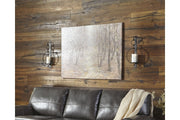 Ogaleesha Brown Wall Sconce - Gate FurnitureSconce