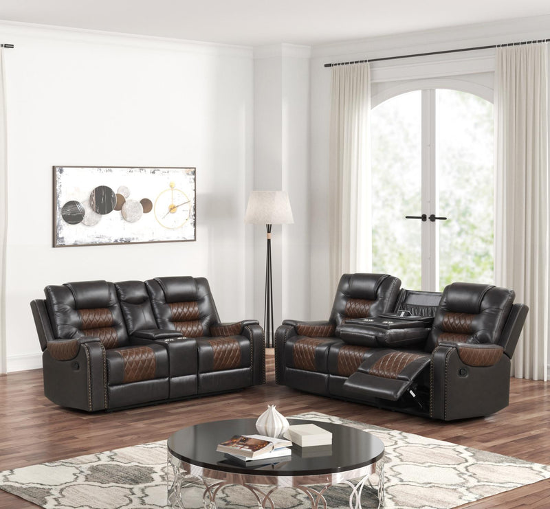 Ohio - Brown Manual Rocker Recliner - L646-R