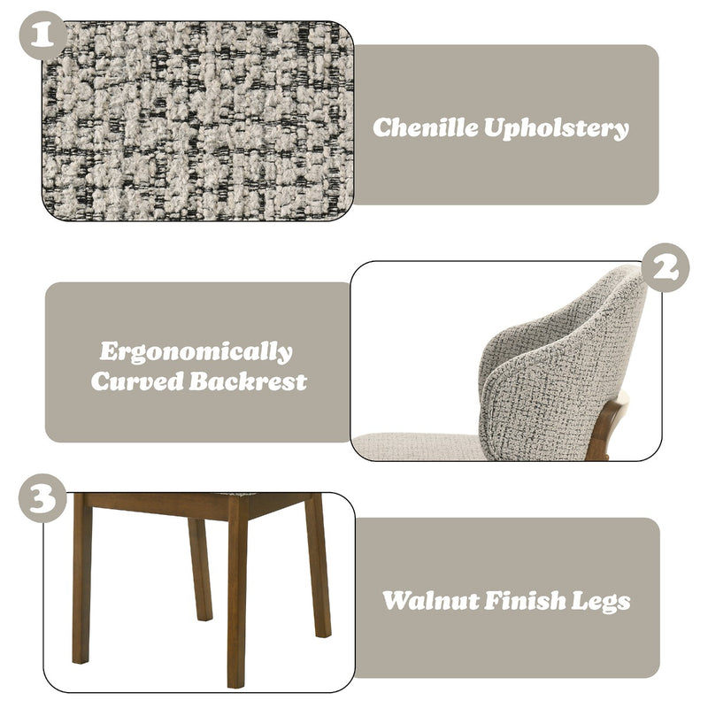 Oleia Side Chair (Set-2) - DN07061