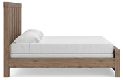 Oliandon King Panel Bed and Dresser in Light Brown - PKG025189