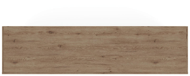 Oliandon King Panel Bed, Dresser and Chest in Light Brown - PKG025182