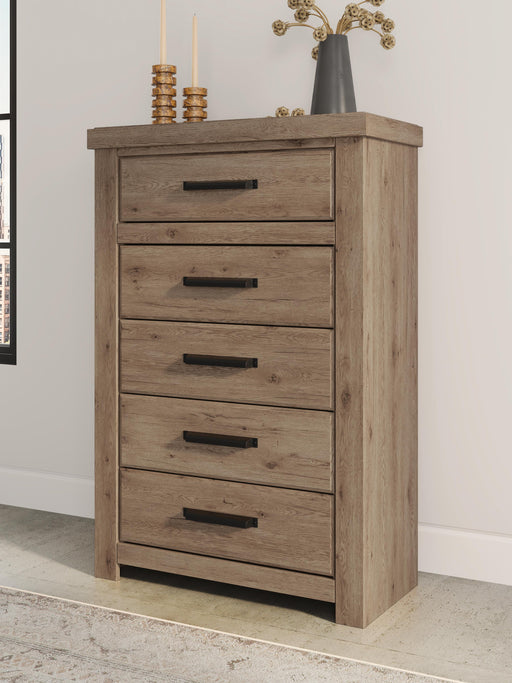 Oliandon Light Brown Chest of Drawers - PCB2844-46