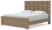 Oliandon Light Brown King Panel Bed - PCB2844B6