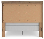 Oliandon Queen Panel Bed and Dresser in Light Brown - PKG025168