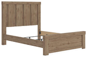 Oliandon Queen Panel Bed and Dresser in Light Brown - PKG025168