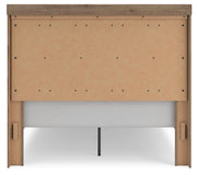 Oliandon Queen Panel Storage Bed and Dresser in Light Brown - PKG025178