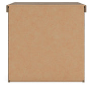 Oliandon Queen Panel Storage Bed, Chest and Nightstand in Light Brown - PKG025174