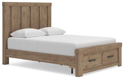 Oliandon Queen Panel Storage Bed, Dresser and Mirror - PCB2844B5