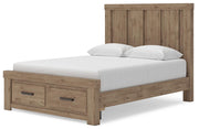 Oliandon Queen Panel Storage Bed, Dresser and Mirror - PCB2844B5