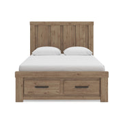 Oliandon Queen Panel Storage Bed, Dresser and Mirror - PCB2844B5