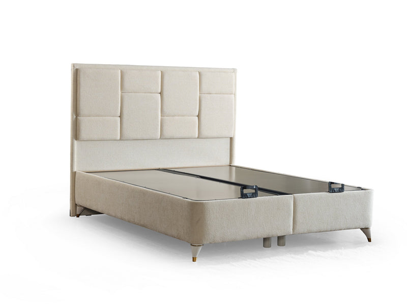Olimpos Storage Bed With Headboard - Queen in Navy - 200-ELIF-OLI-150-EY232-SB