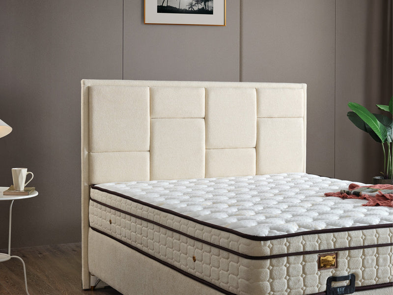 Olimpos Storage Bed With Headboard - Twin in Navy - 200-ELIF-OLI-90-EY232-SB