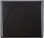 Oliver Boucle Fabric King Bed (3 Boxes) Grey - Gate FurnitureKing Bed