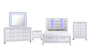 Olivia - 5 Drawers White Chest - B232-C