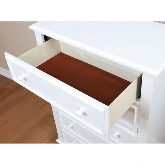 Olivia White Chest - CM7155WH-C