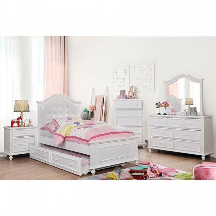 Olivia White Mirror - CM7155WH-M