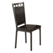 Olney Black/Dark Brown 5 - Piece Dining Set - Gate FurnitureDining Room Set