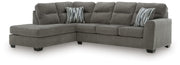 Olten Graphite 2-Piece Sectional with Chaise - 31305S1