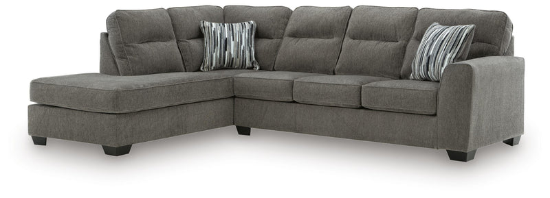 Olten Graphite 2-Piece Sectional with Chaise - 31305S1