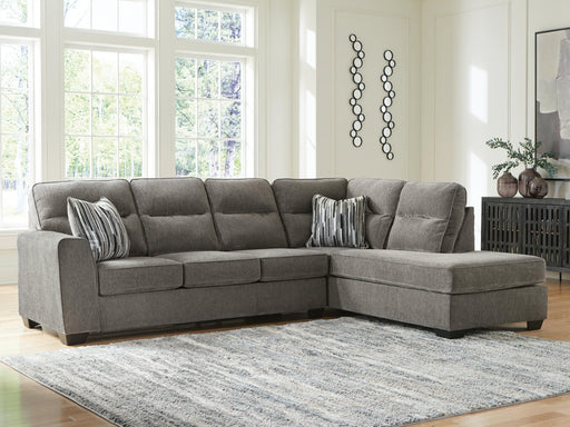Olten Graphite 2-Piece Sectional with Chaise - 31305S2