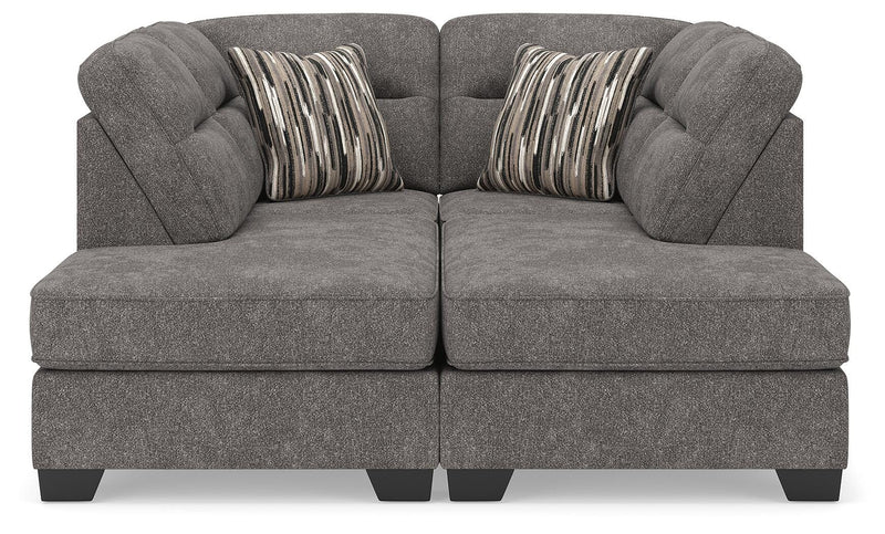 Olten Graphite 2-Piece Super Chaise - 31305S3