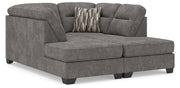 Olten Graphite 2-Piece Super Chaise - 31305S3
