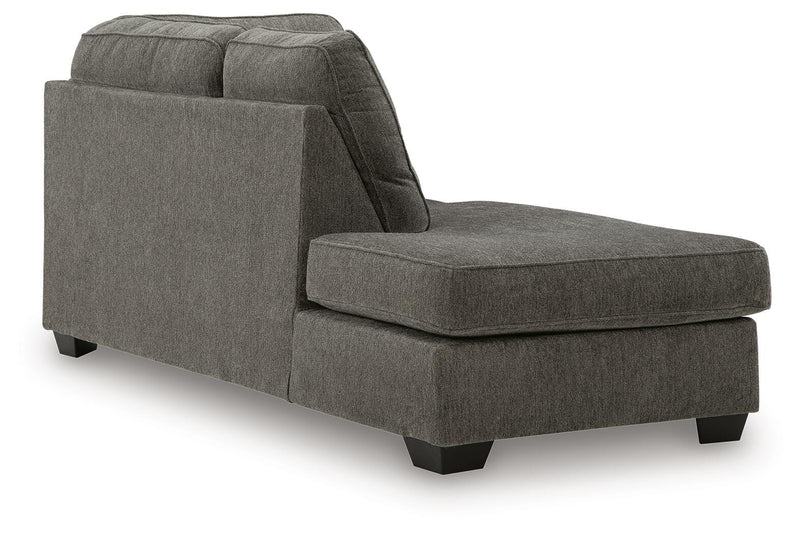 Olten Graphite Left-Arm Facing Corner Chaise - 3130516