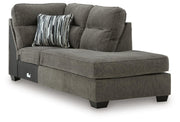 Olten Graphite Right-Arm Facing Corner Chaise - 3130517