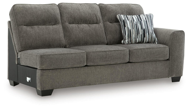 Olten Graphite Right-Arm Facing Sofa - 3130567
