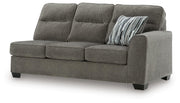 Olten Graphite Right-Arm Facing Sofa - 3130567