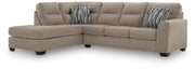 Olten Mocha 2-Piece Sectional with Chaise - 31304S1