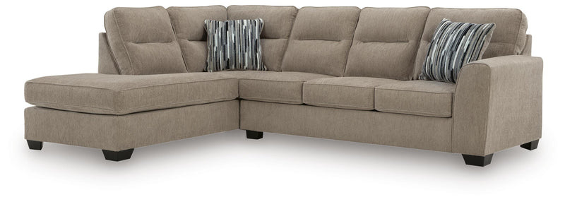 Olten Mocha 2-Piece Sectional with Chaise - 31304S1