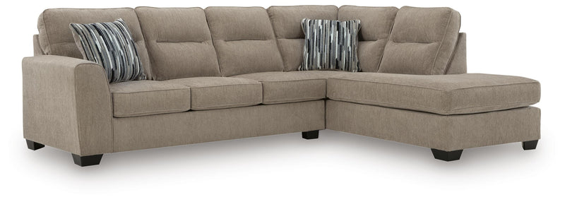Olten Mocha 2-Piece Sectional with Chaise - 31304S2
