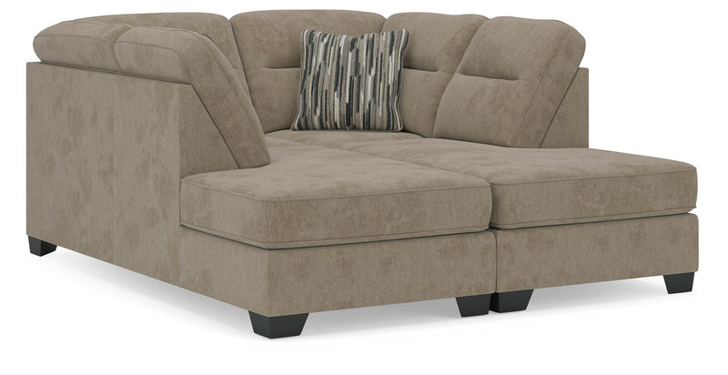 Olten Mocha 2-Piece Super Chaise - 31304S3