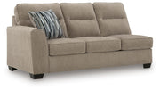 Olten Mocha Left-Arm Facing Sofa - 3130466