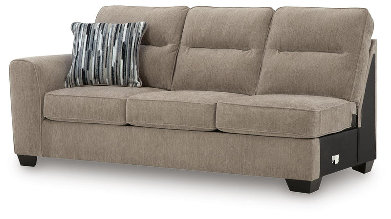 Olten Mocha Left-Arm Facing Sofa - 3130466
