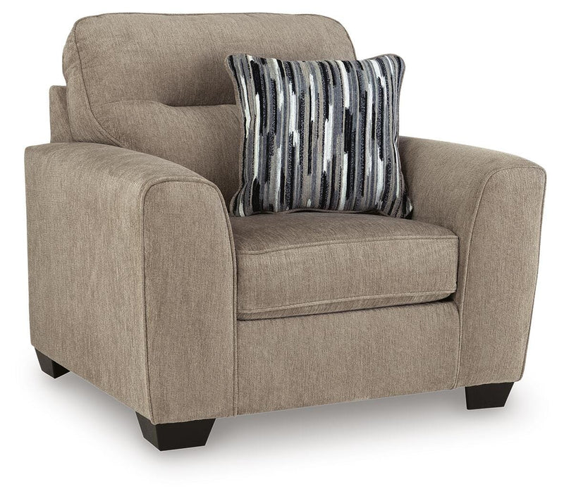 Olten Mocha Oversized Chair - 3130423