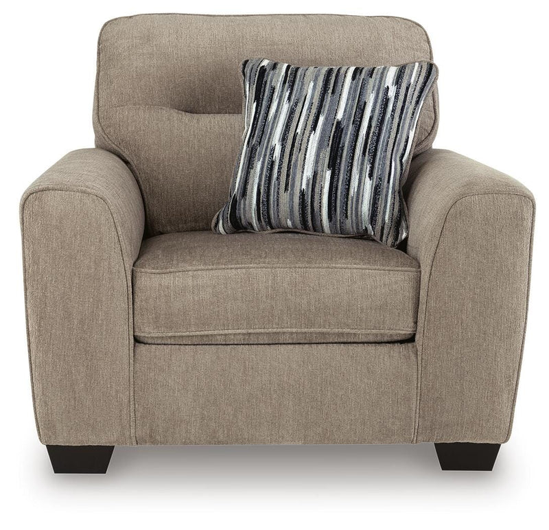 Olten Mocha Oversized Chair - 3130423